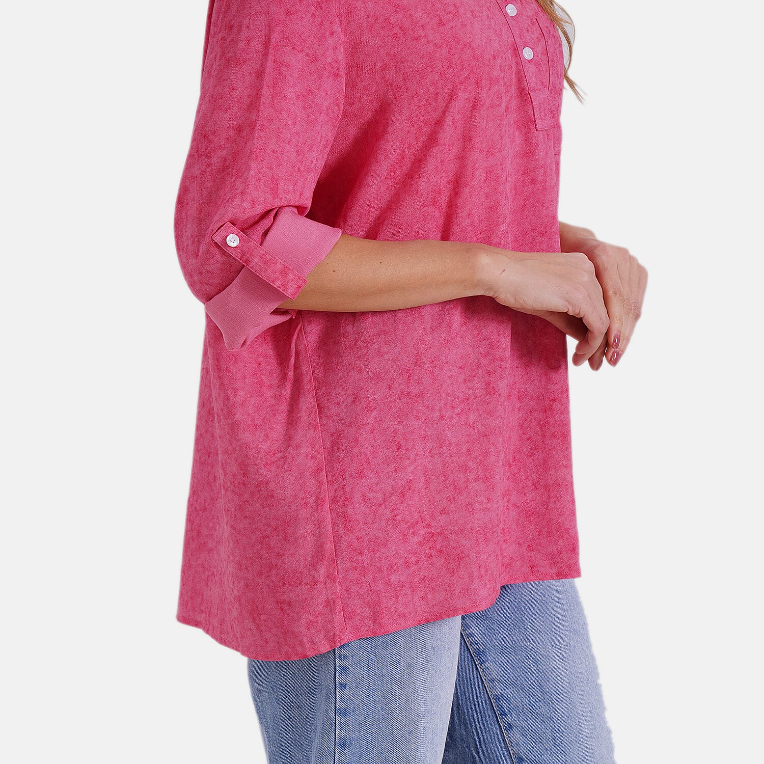 La Marey Patterned Blouse