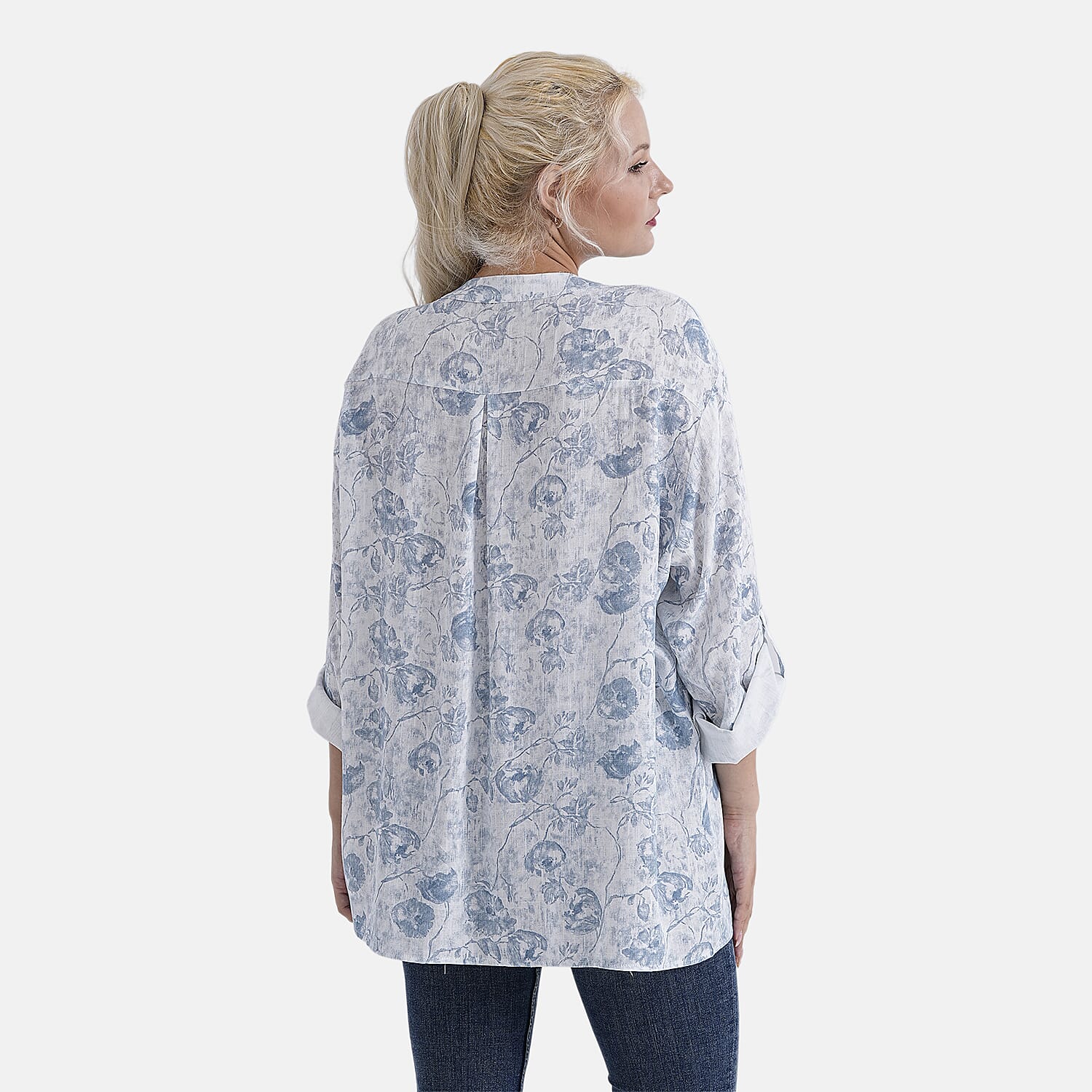 La Marey Patterned Blouse
