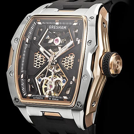 Gresham Automatic Mens Watch in Rubber