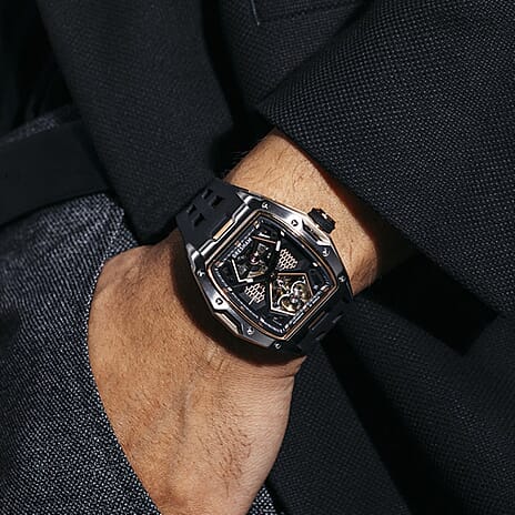 Gresham Automatic Mens Watch in Rubber