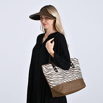 https://tjcuk.sirv.com/Products/80/3/8033209/Two-Piece-Set-Beach-Ready-Nautical-Style-Zebra-Pattern-Tote-Bag-and-Ha_8033209_2.jpg?w=342&h=342