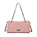 Elegant Genuine Leather Quilted Chevron Pattern Shoulder Bag with Chain Strap - Green