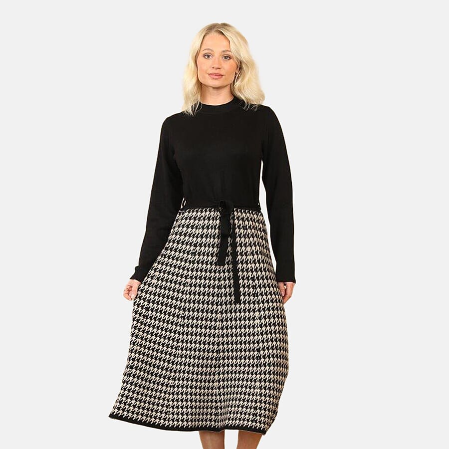 Knitted Dress - Black