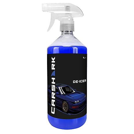Car Shark High Performance Screen Wash (5L), Deicer (750ml) - 1 Demister Pad Kit - Blue - Multi