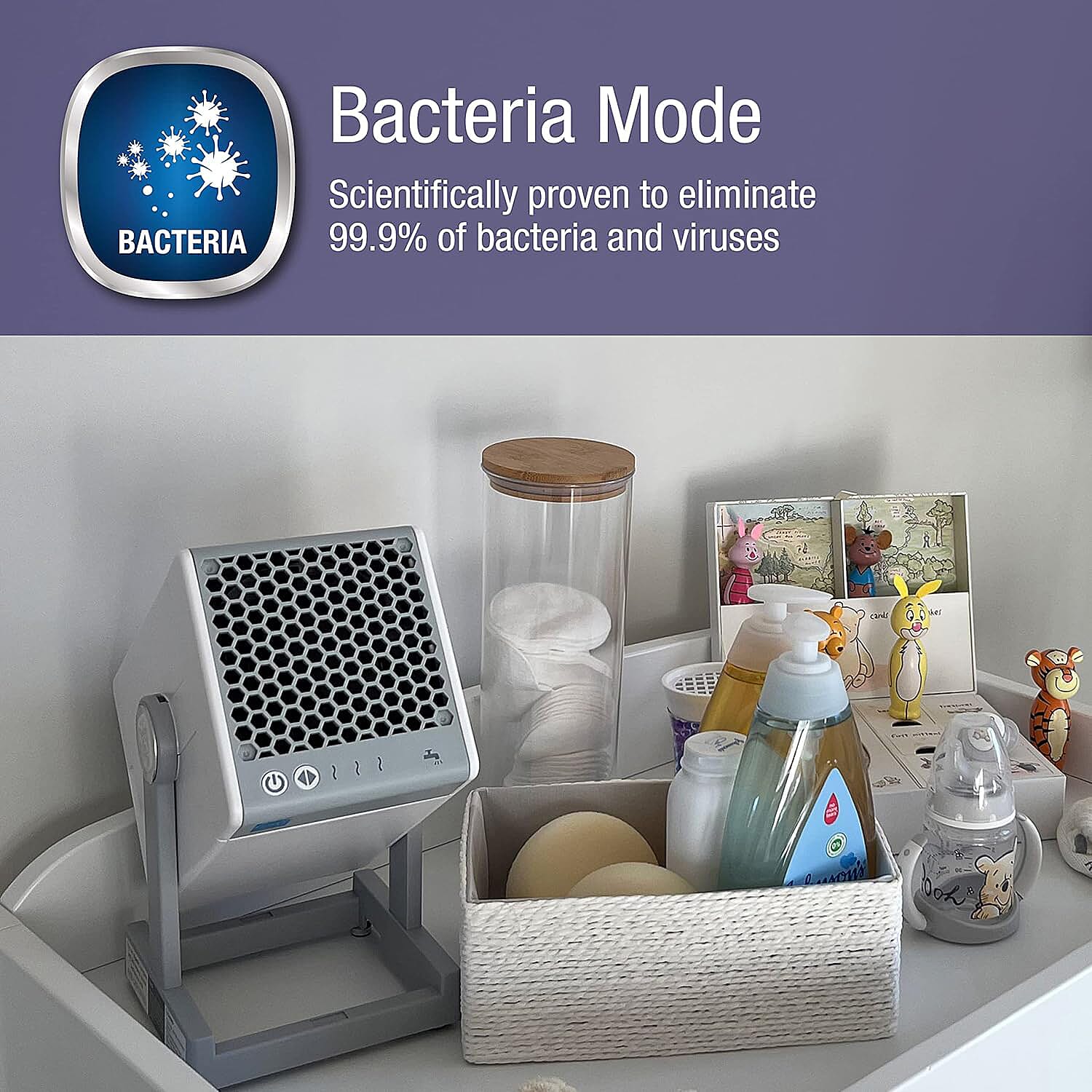 Air Purifier (Size 14x28 cm) - White