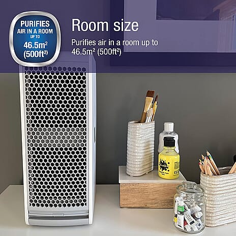 Air Purifier (Size 22x39 cm) - White