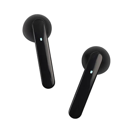 Harry Lime Fashion Smart Watch in Black Featuring Black True Wireless Earbuds in Charging Case