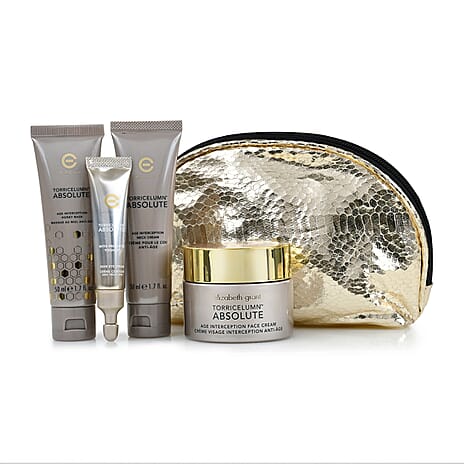 Elizabeth Grant Torricelumn Absolute 5 Piece Set (Includes 100ml Face Cream, 15ml Eye Cream, 60ml Neck Cream, 50ml Honey Mask with Cosmetic Bag)