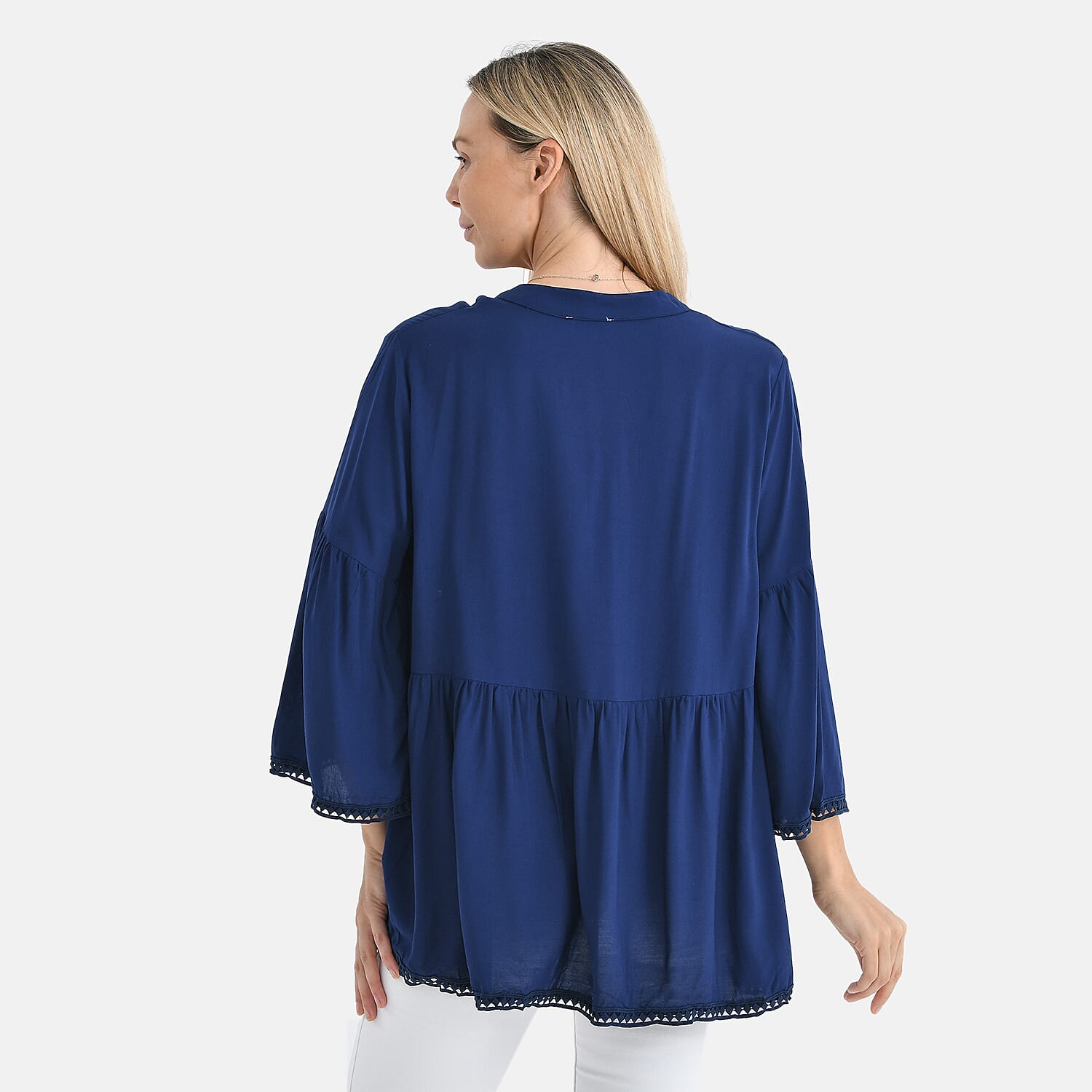 Maisi-Solid-Blouse-Size-One-Size-Black-Blue