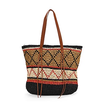 https://tjcuk.sirv.com/Products/80/3/8034518/Bohemian-Inspired-Straw-Tote-Bag-with-Colorful-Geometric-Pattern-Brown_8034518.jpg?w=342&h=342