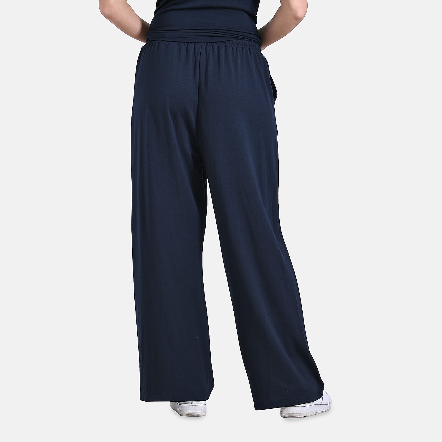 Tamsy Stylish Relaxed Fit Co-Ord Set with Wide-Leg Trousers