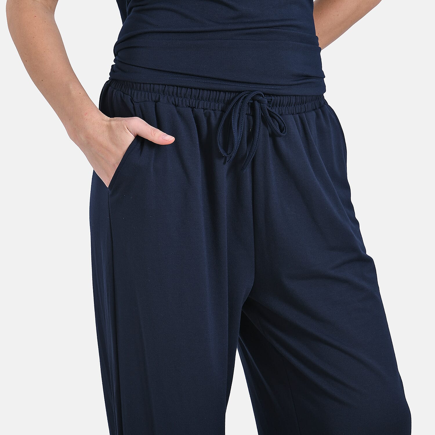 Tamsy Stylish Relaxed Fit Co-Ord Set with Wide-Leg Trousers