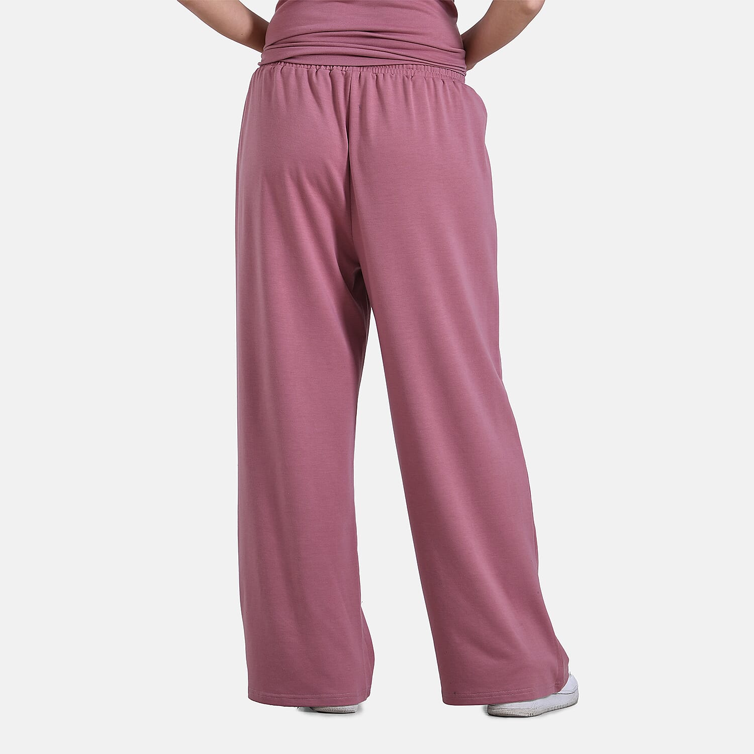 Tamsy Stylish Relaxed Fit Co-Ord Set with Wide-Leg Trousers