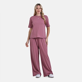 https://tjcuk.sirv.com/Products/80/3/8034623/Tamsy-Stylish-Relaxed-Fit-Co-Ord-Set-with-Wide-Leg-Trousers-Size-XL-Pi_8034623.jpg?w=342&h=342
