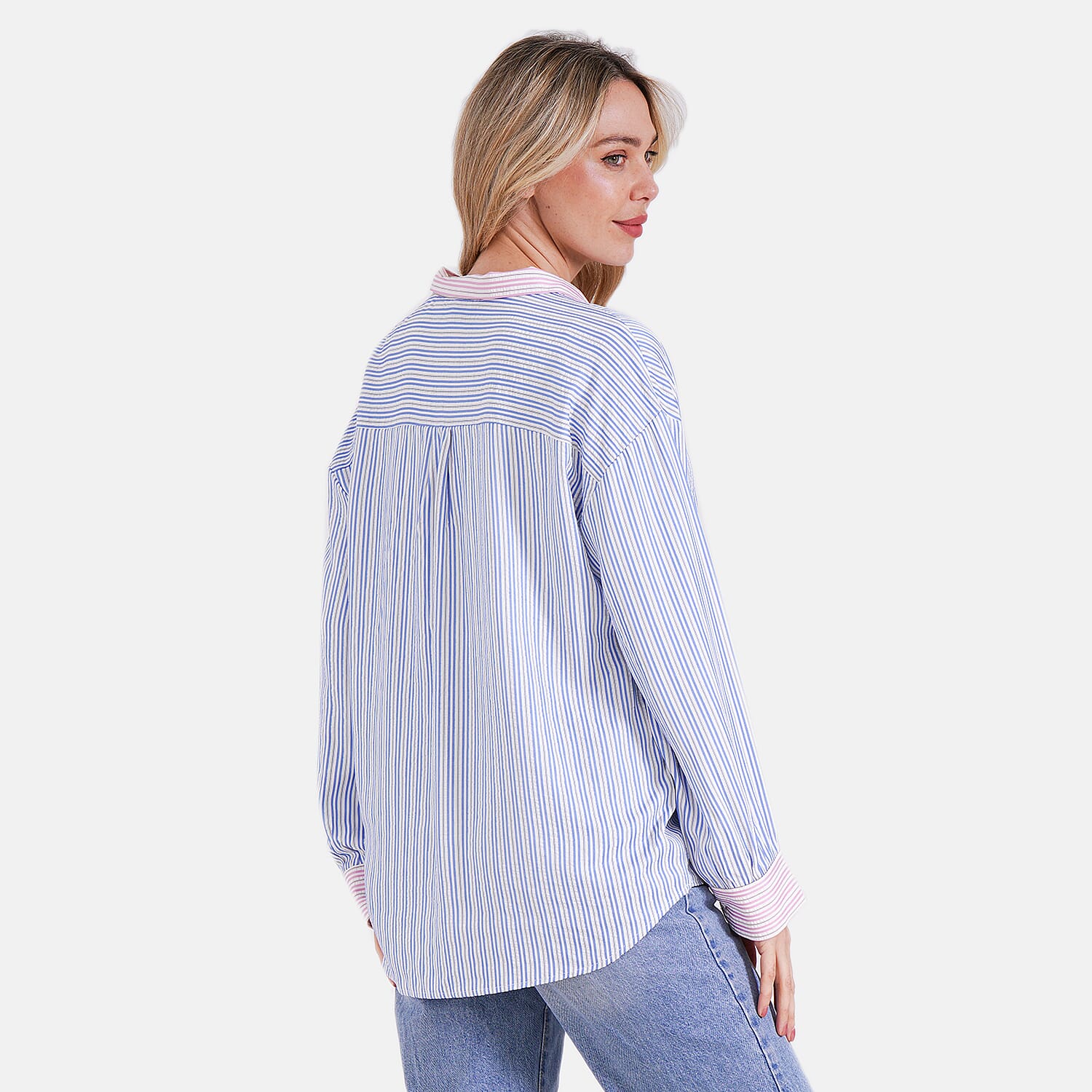 La Marey Colour Block Stripe Design Shirt