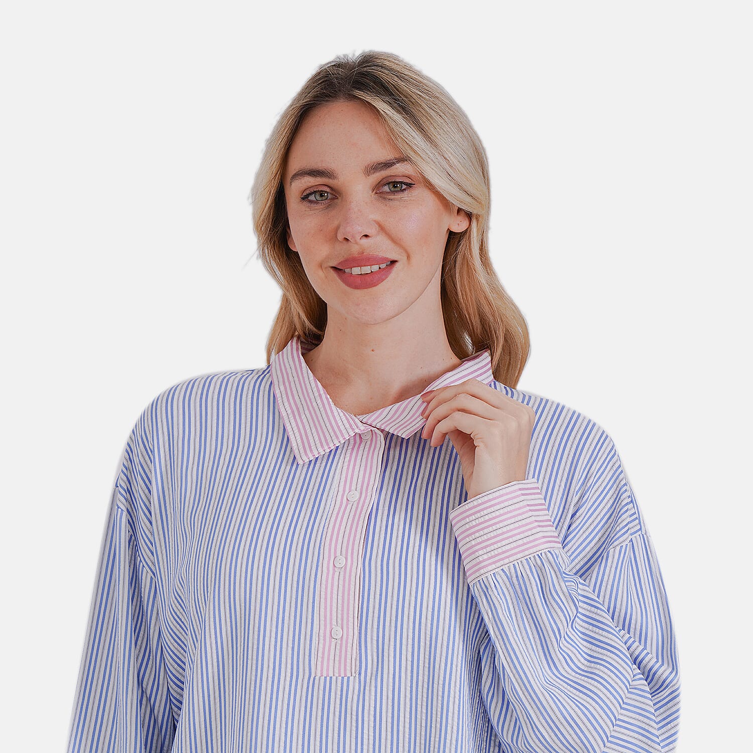 La Marey Colour Block Stripe Design Shirt