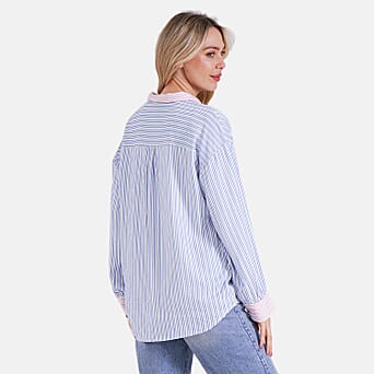 https://tjcuk.sirv.com/Products/80/3/8034702/La-Marey-Colour-Block-Stripe-Design-Shirt-Size-XXL-Blue-Pink-White-Str_8034702_2.jpg?w=342&h=342