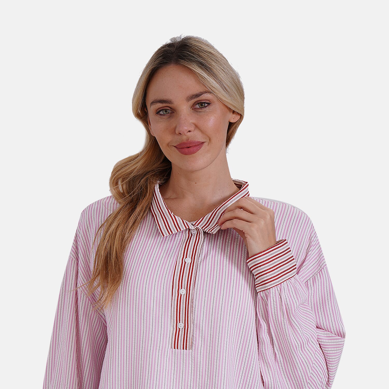 La Marey Colour Block Stripe Design Shirt
