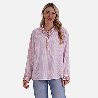 https://tjcuk.sirv.com/Products/80/3/8034715/La-Marey-Colour-Block-Stripe-Design-Shirt-Size-XL-Pink-White-Red-Strip_8034715.jpg?w=342&h=342