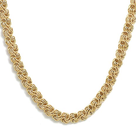 Maestro Pick of the Month - 9K Yellow Gold Rosetta Necklace (Size - 20) with Lobster Clasp, Gold Wt. 10.70 Gms.