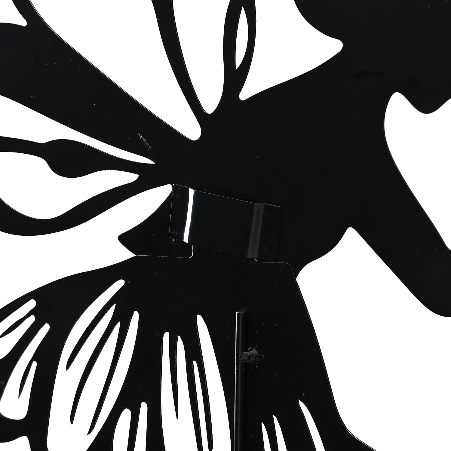 Decorative Solar Powered Angel Garden Decor Warm & White Light - Black