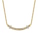 Moissanite Necklace (Size - 20) in 18K Vermeil Yellow Gold Plated Sterling Silver 0.56 Ct.