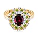 Halo Ring in 18K Vermeil Yellow Gold Plated Sterling Silver