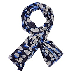 100% Cashmere Floral Printed Scarf - Multi Color