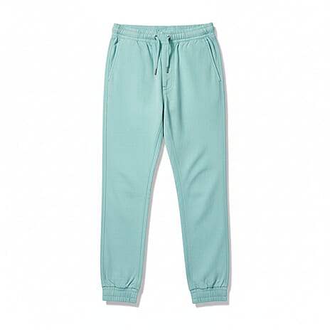 Mens Cotton Jogger (Size - L) - Lt Aqua