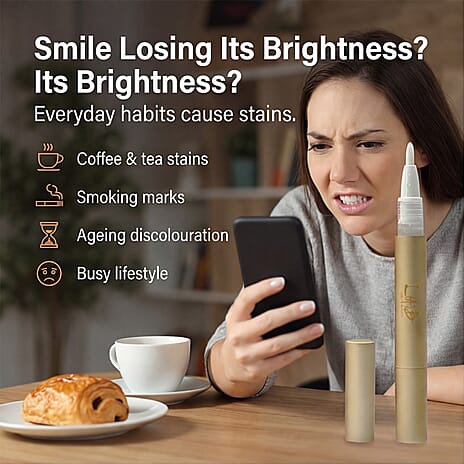 Lab Life Beauty- Teeth Whitening Pen Mint Flavour - Gold