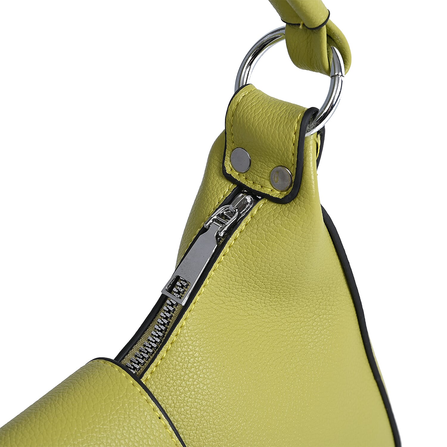 Stylish Hobo Crossbody Bag with Flap Closure & Additional  Adjustable Strap - Green