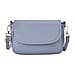 Elegant Flap Crossbody Bag with Adjustable Strap - Blue