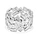 GP Collection - Geometric Band Ring in Sterling Silver