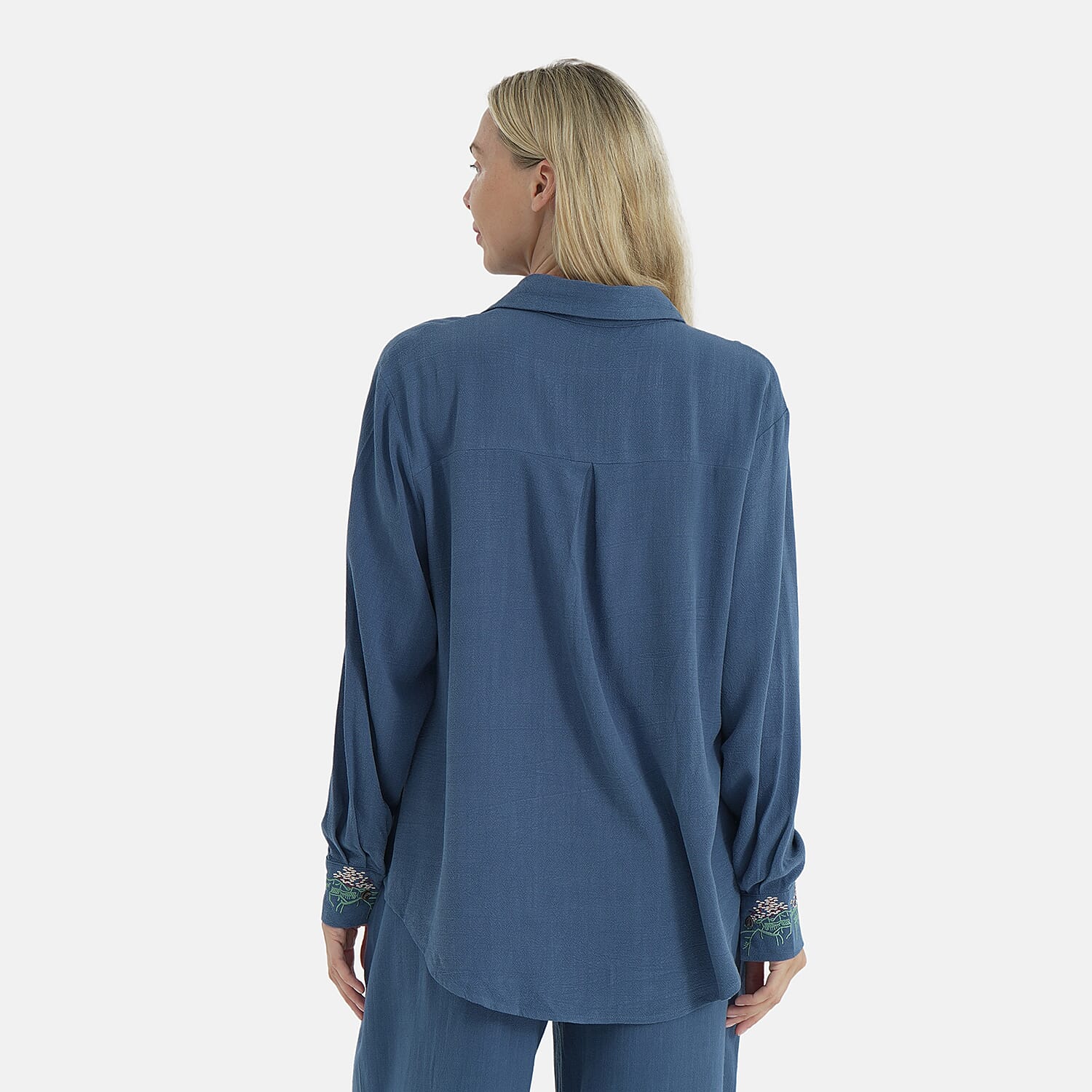 Maisi-Shirt-Size-Medium-Blue-Black