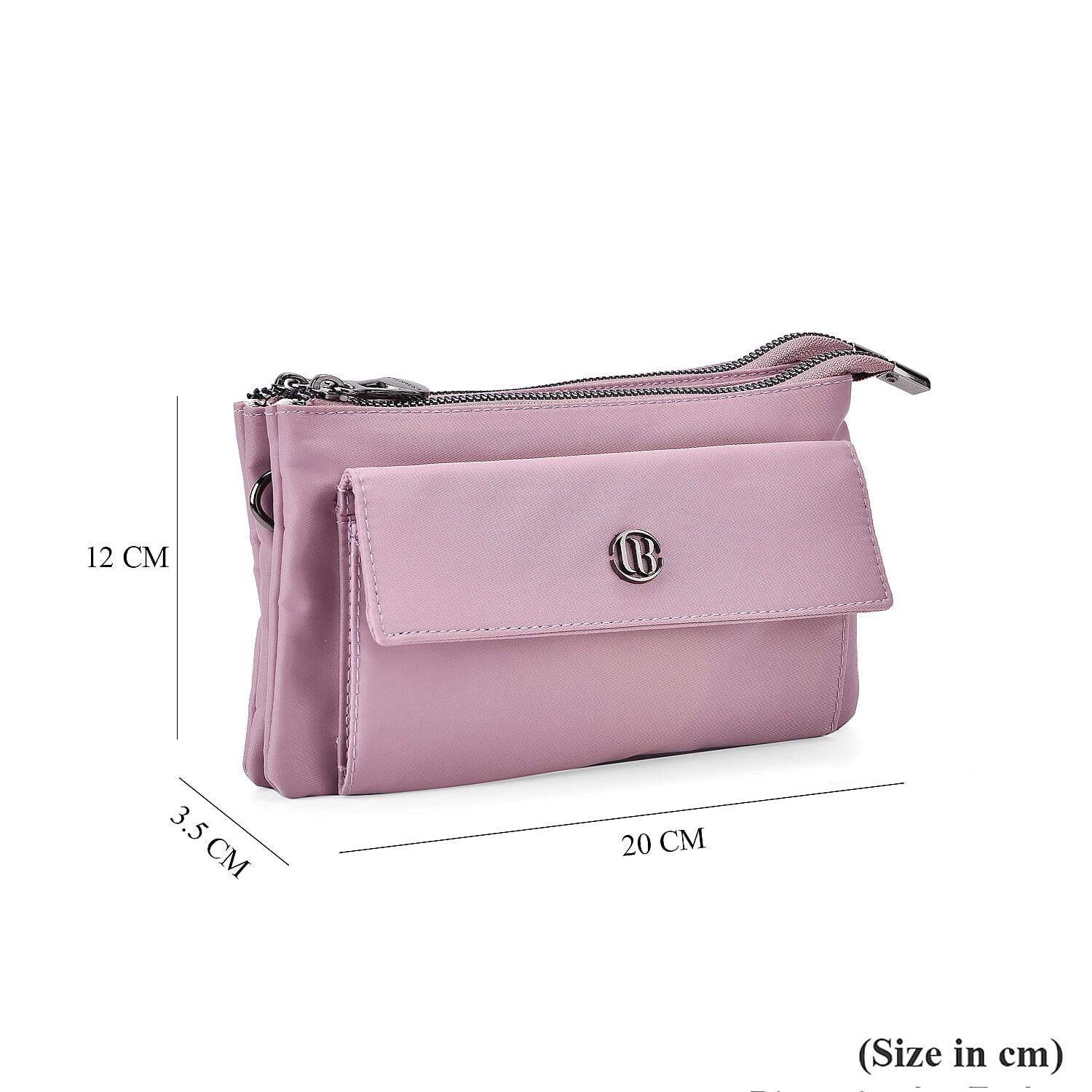 Versatile Water Proof Sling Crossbody Bag with Adjustable Strap - Lilac Versatile Water Proof Sling Crossbody Bag with Adjustable Strap - Lilac