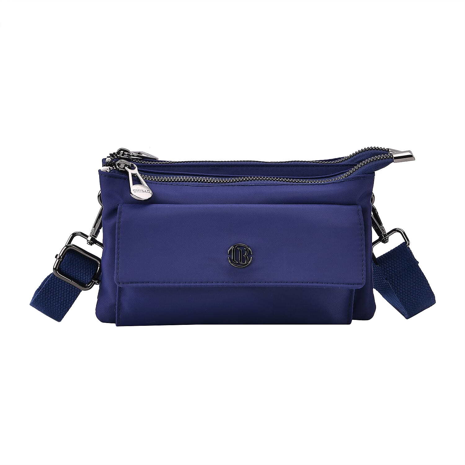 Versatile Water Proof Sling Crossbody Bag with Adjustable Strap - Navy