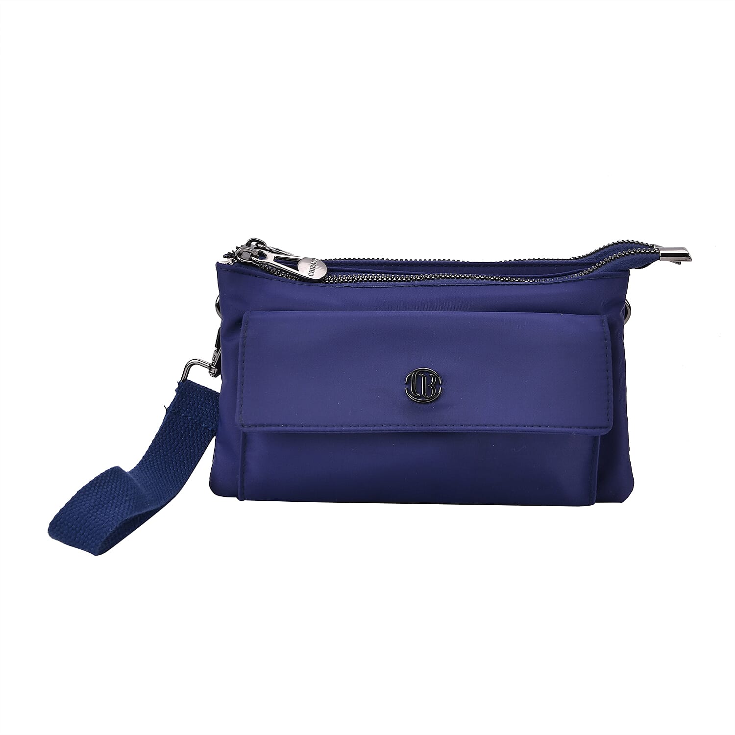 Versatile Water Proof Sling Crossbody Bag with Adjustable Strap - Navy