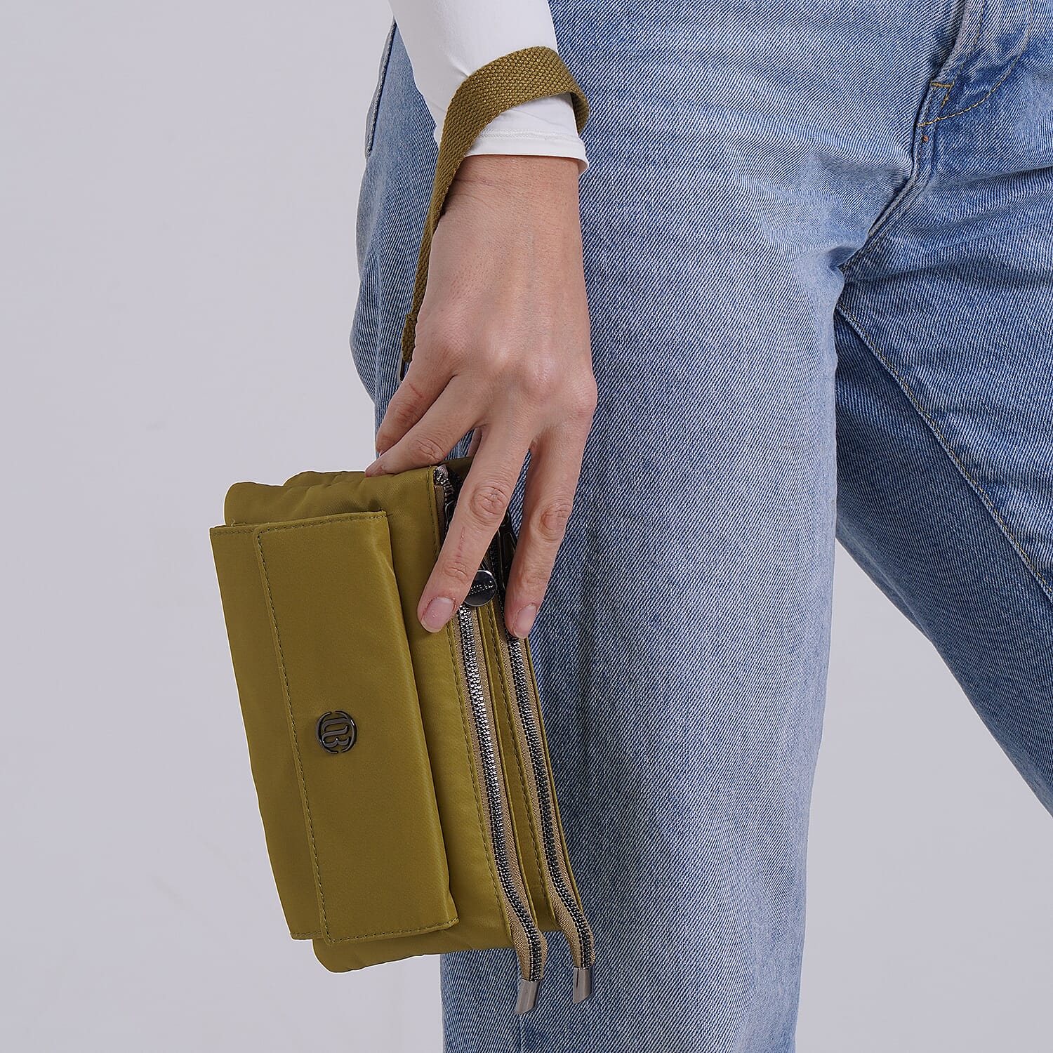 Versatile Water Proof Sling Crossbody Bag with Adjustable Strap - Olive