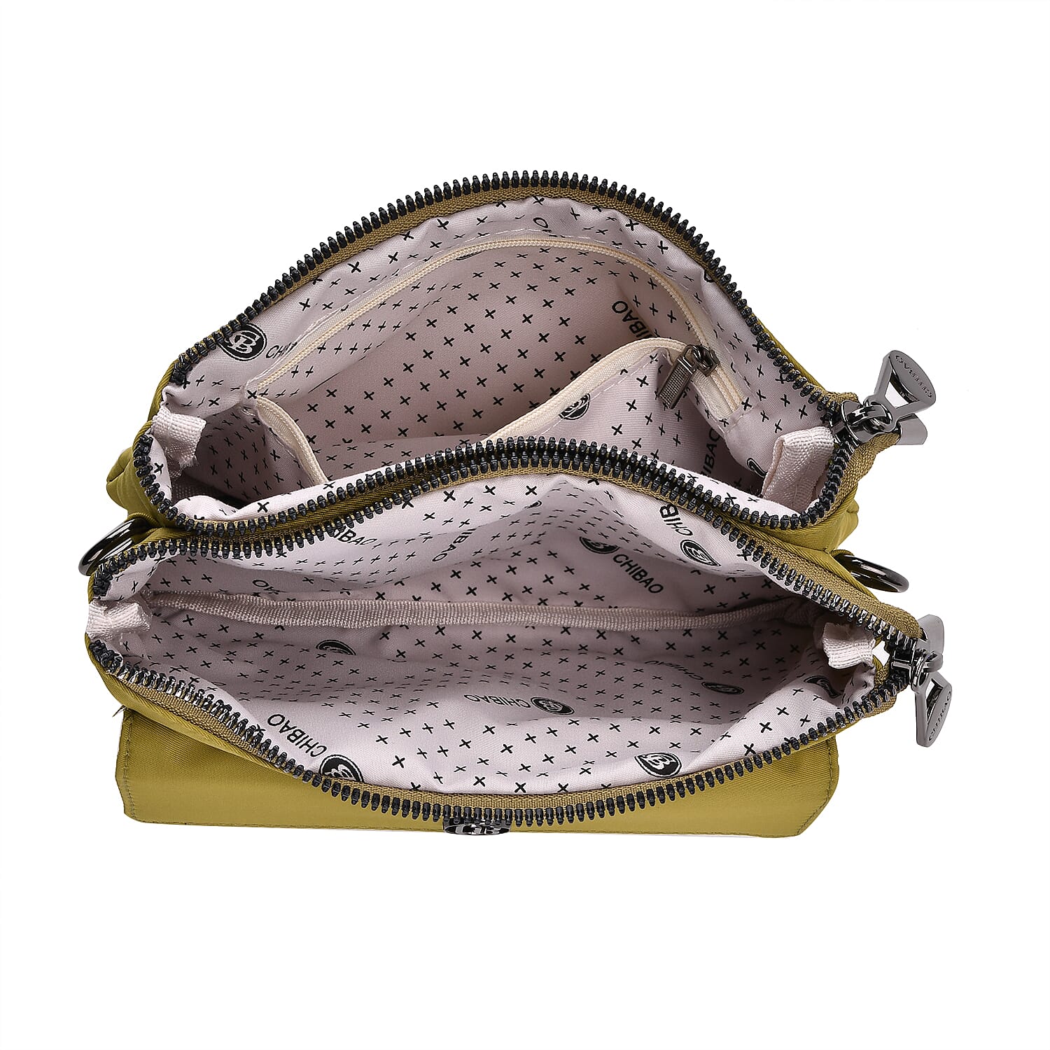 Versatile Water Proof Sling Crossbody Bag with Adjustable Strap - Olive