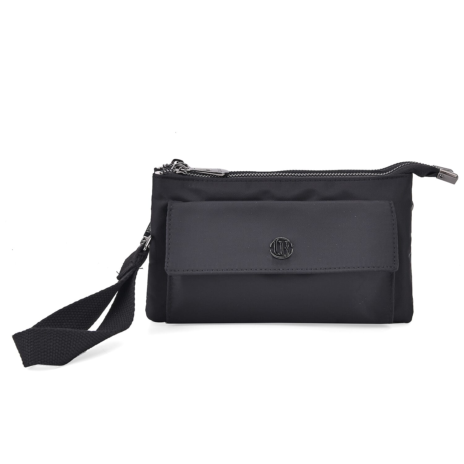 Versatile Water Proof Sling Crossbody Bag with Adjustable Strap - Black