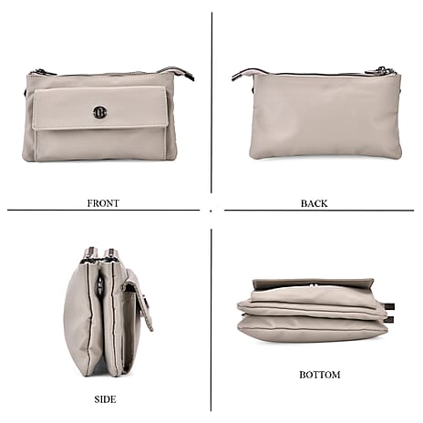 Set of 2 Bags - Crossbody - Waist Bag (Size - One Size) - Navy - Light Grey