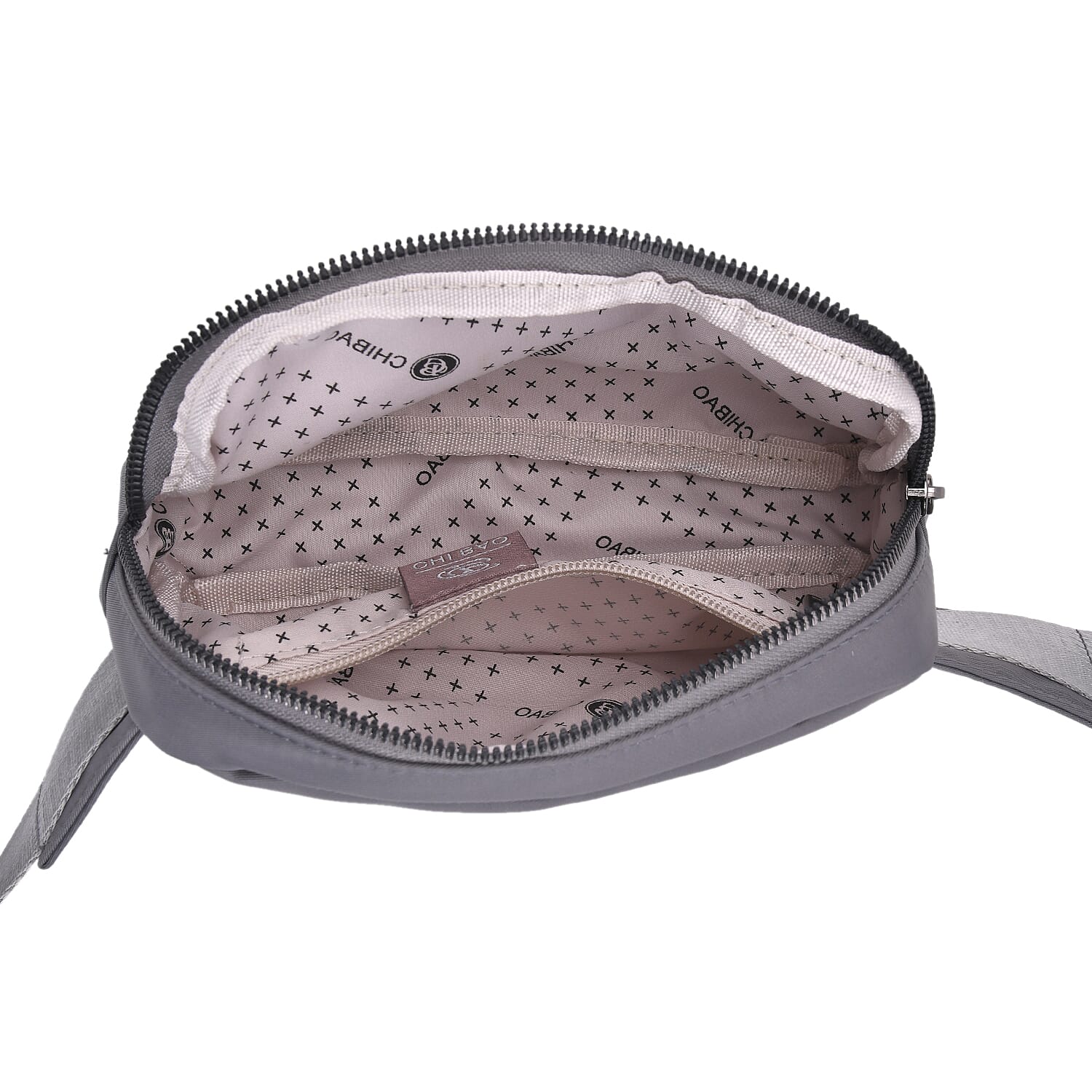 Versatile Waist Bag with Adjustable Strap - Grey