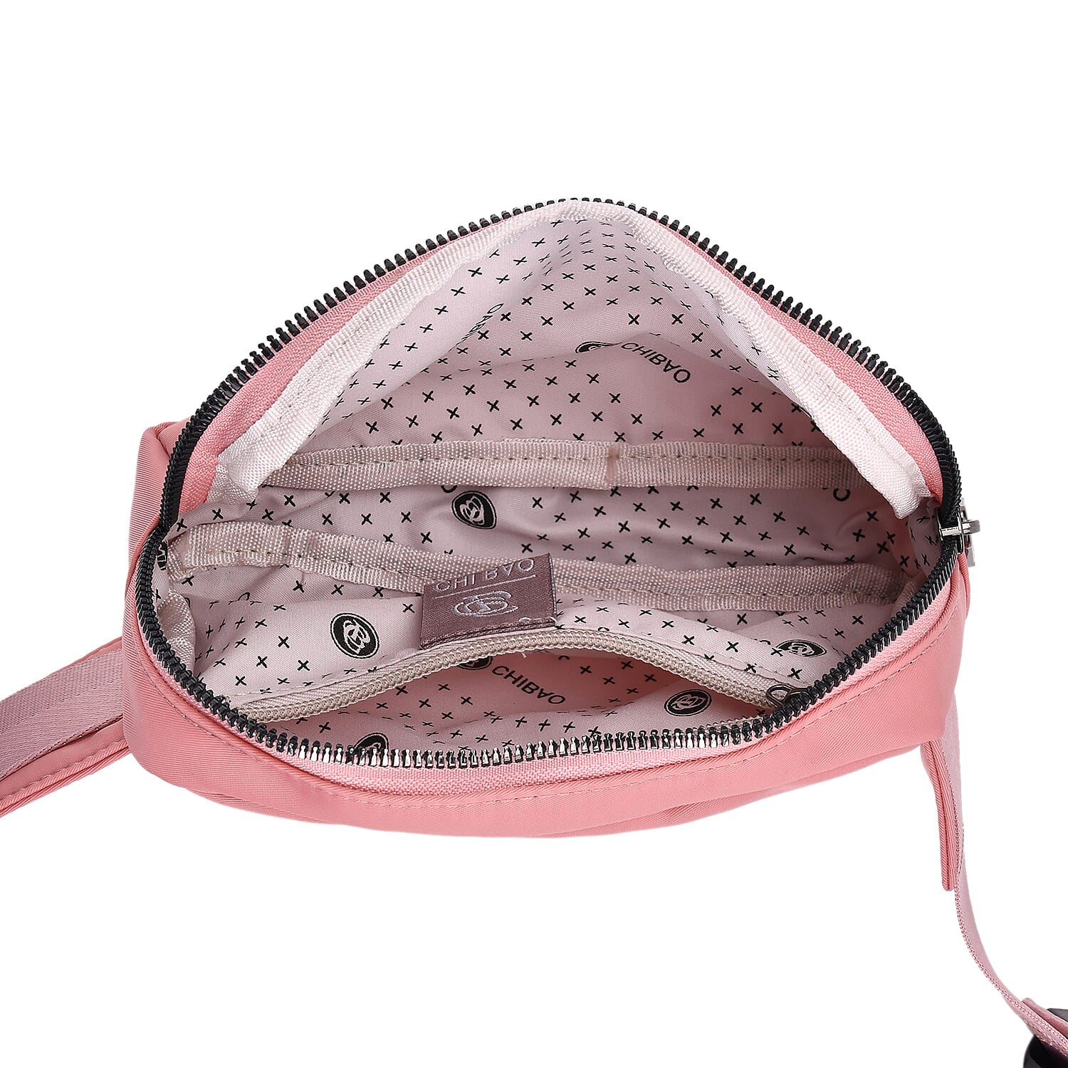 Versatile Waist Bag with Adjustable Strap - Pink
