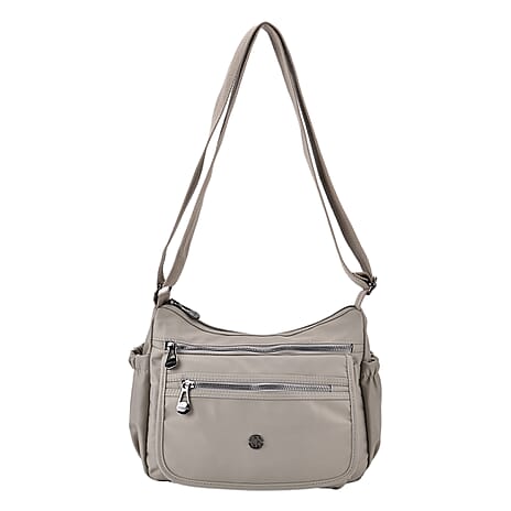 Versatile Messenger Crossbody Bag with Adjustable Strap - Laurel Green