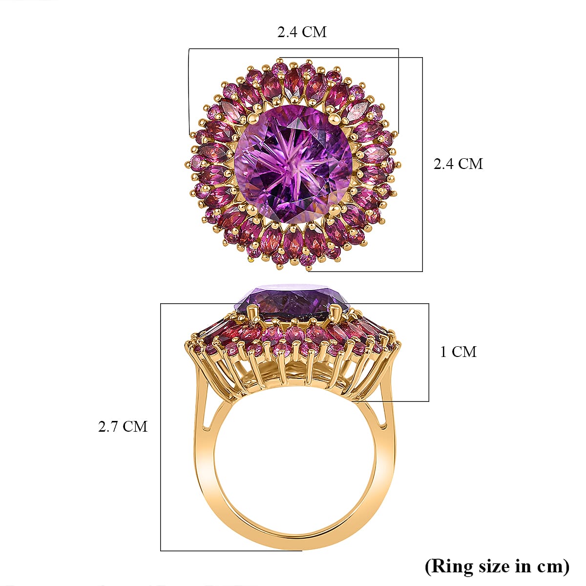 Halo Ring in Sterling Silver Halo Ring in Sterling Silver
