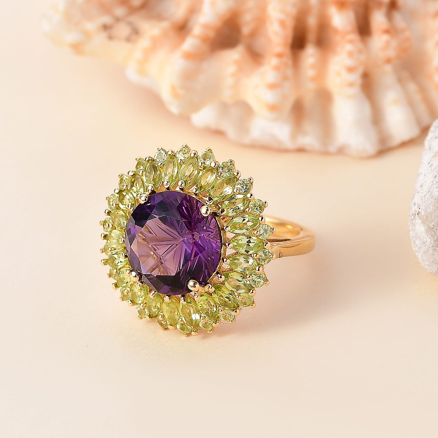 Halo Ring in Sterling Silver