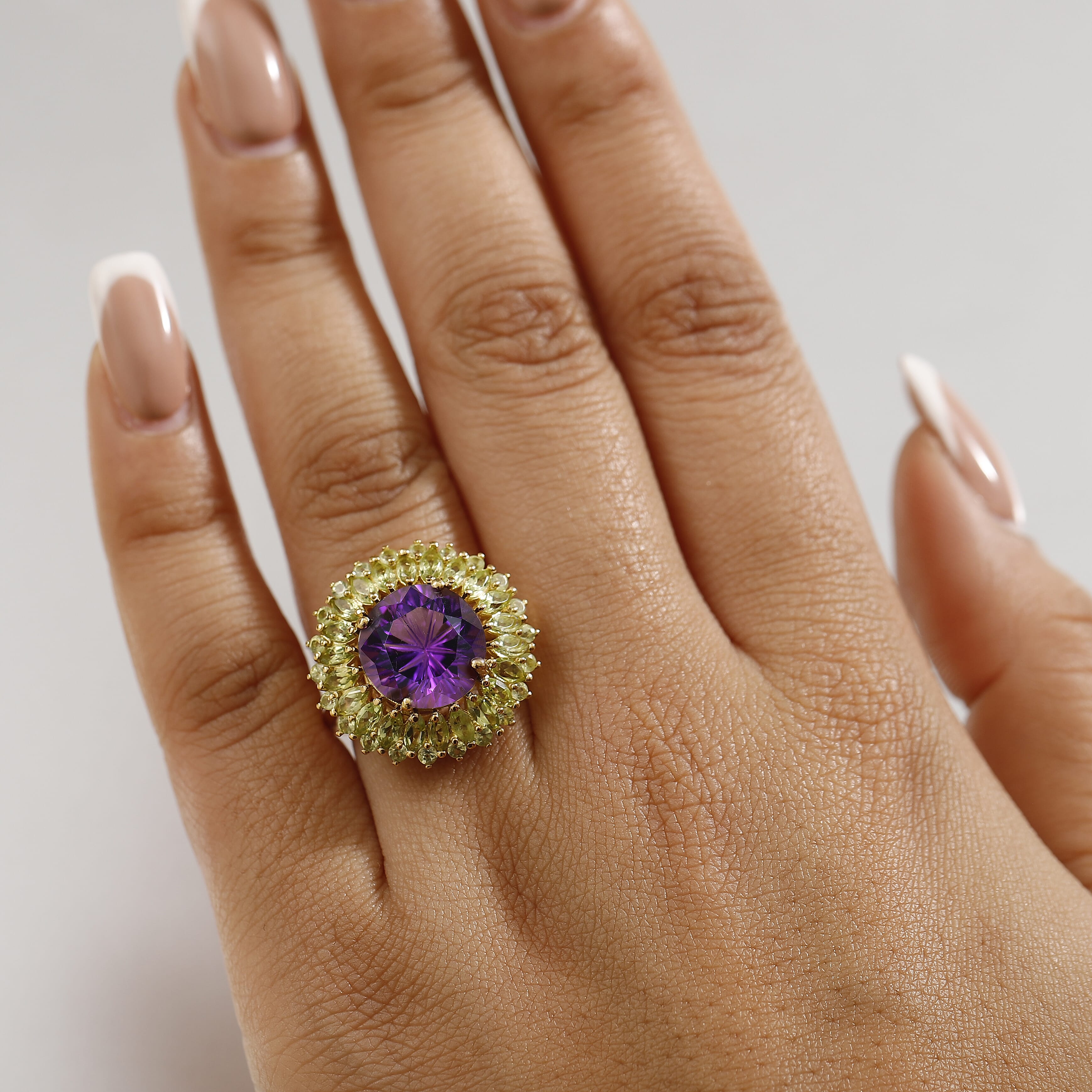 Halo Ring in Sterling Silver