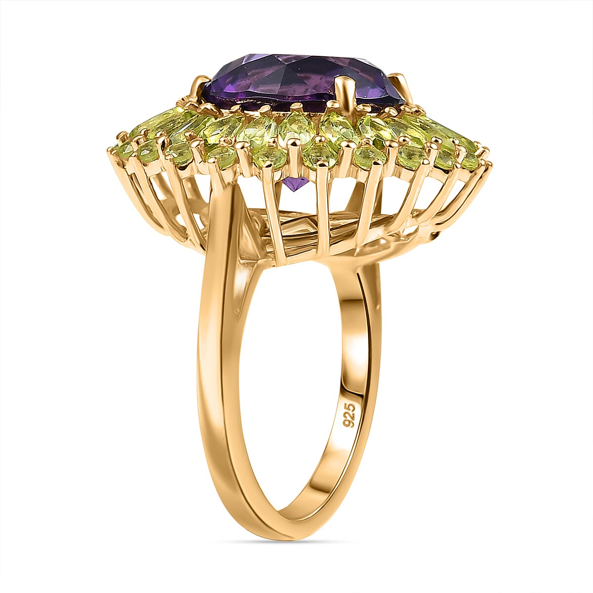 Halo Ring in Sterling Silver