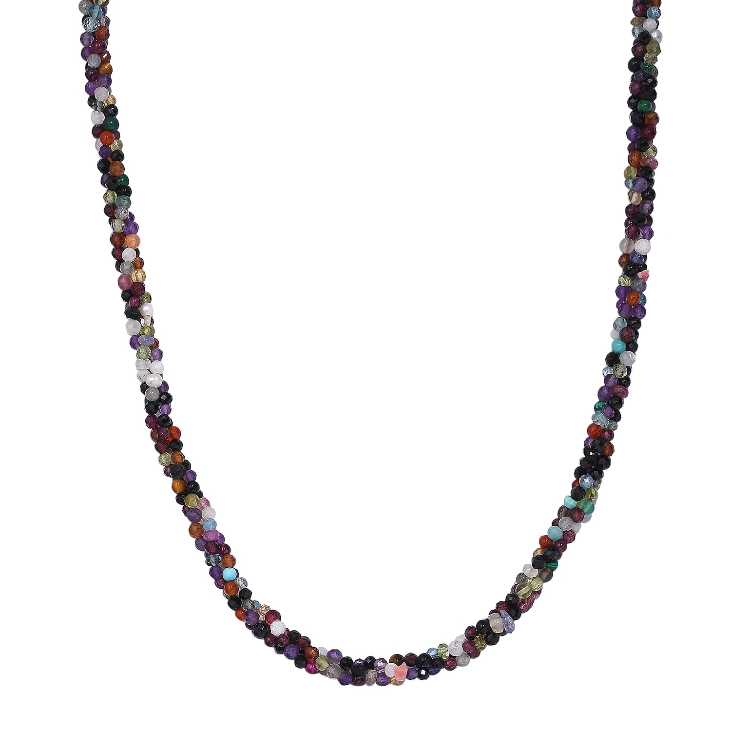 Multi Gemstones Necklace (Size - 20) 125.00 Ct.