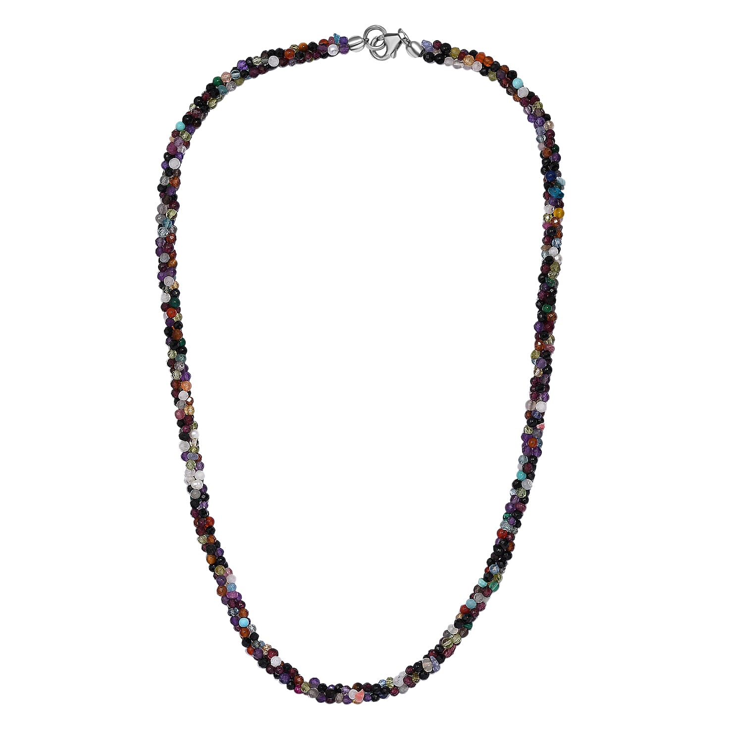 Multi Gemstones Necklace (Size - 20) 125.00 Ct.